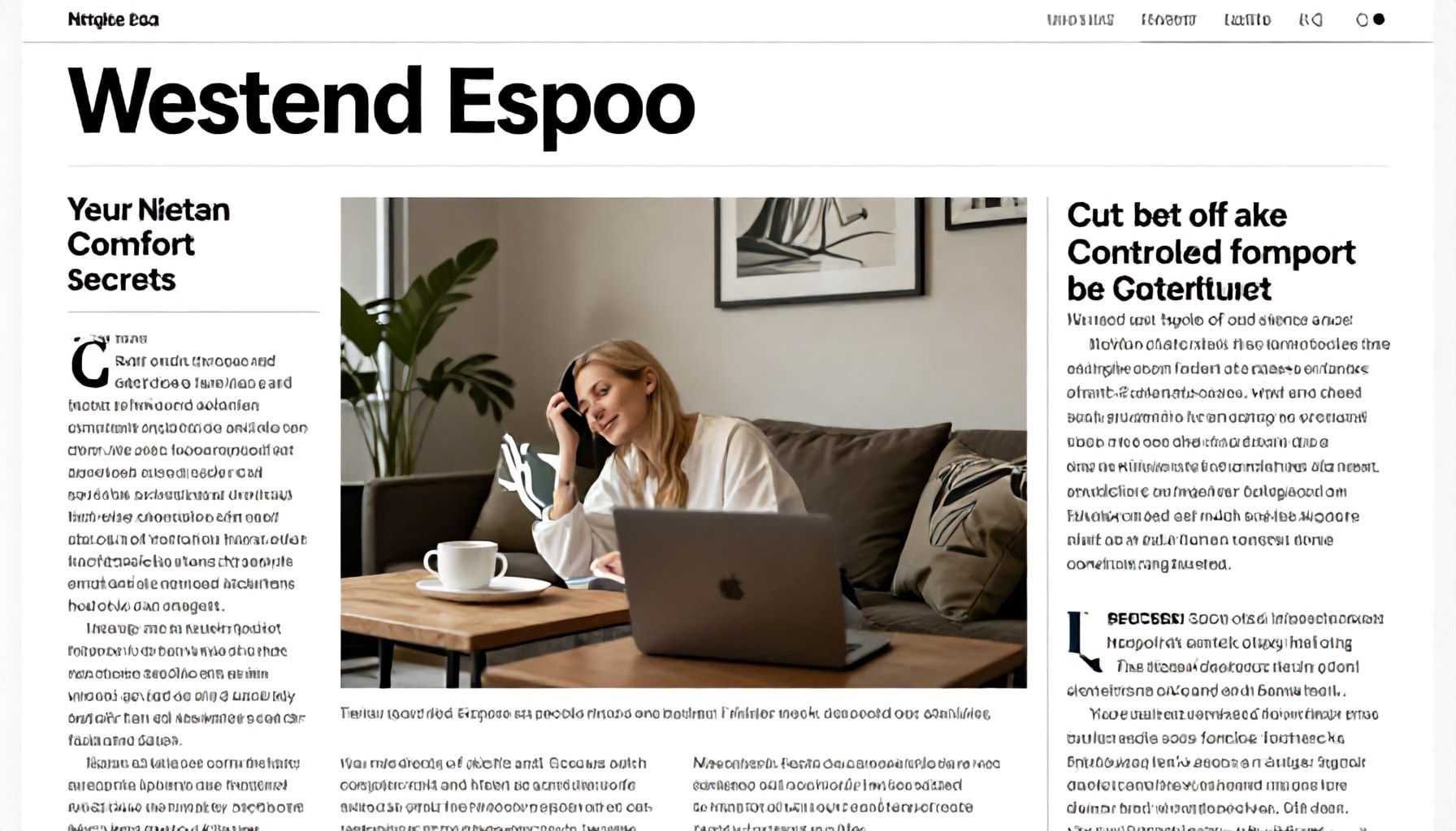 Tutustu Westend Espoossa piilotettuihin viihtyisyyden salaisuuksiin