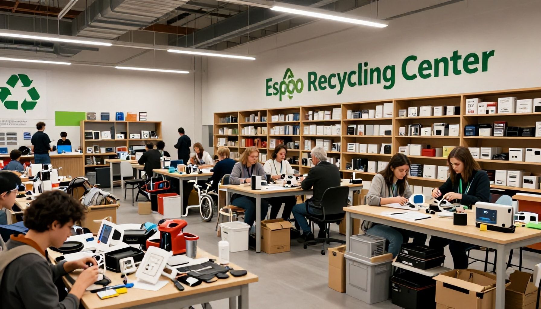 Viisi parasta tapaa hyödyntää Espoon kierrätyskeskusta