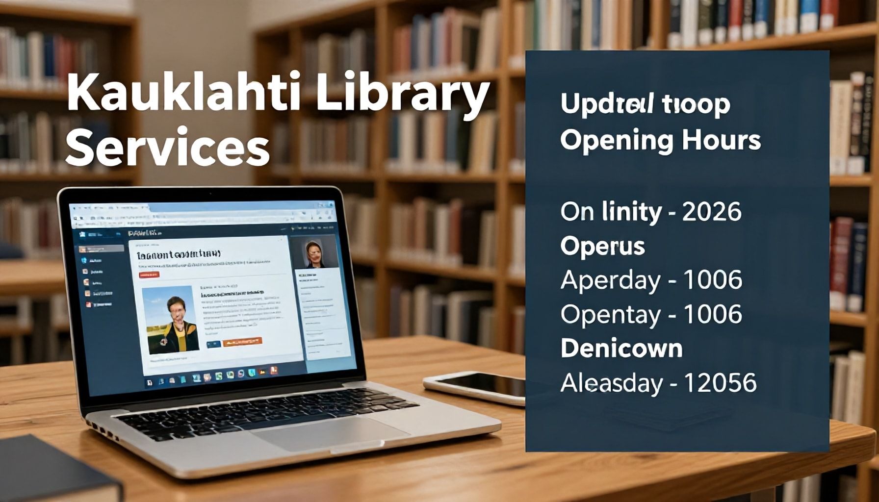 5 asiaa, joita et tiennyt Kauklahden kirjaston palveluista – näin hyödyt uusia digitaalisia ja perinteisiä ominaisuuksia