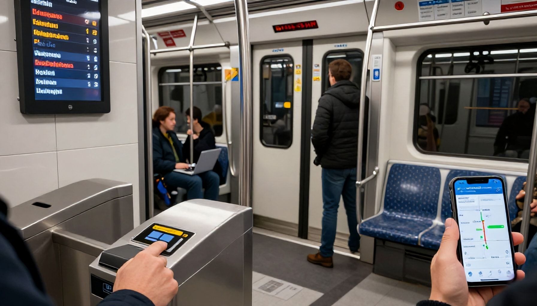 5 helppoa tapaa säästää aikaa metroa käyttämällä: lipputempusta parhaimpiin vaunuvalintoihin