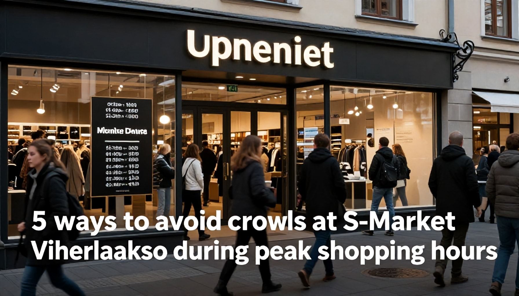 5 vinkkiä, joilla välttää ruuhkia Viherlaakson S-Marketissa tunnetuimpina ostohetkinä