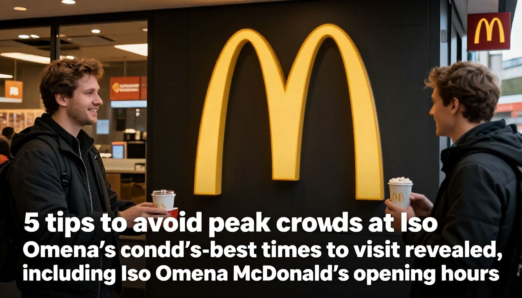 5 vinkkiä, miten välttää ruuhka-aikoja Iso Omenan McDonald’sissa – parhaat käyntihetket paljastettu