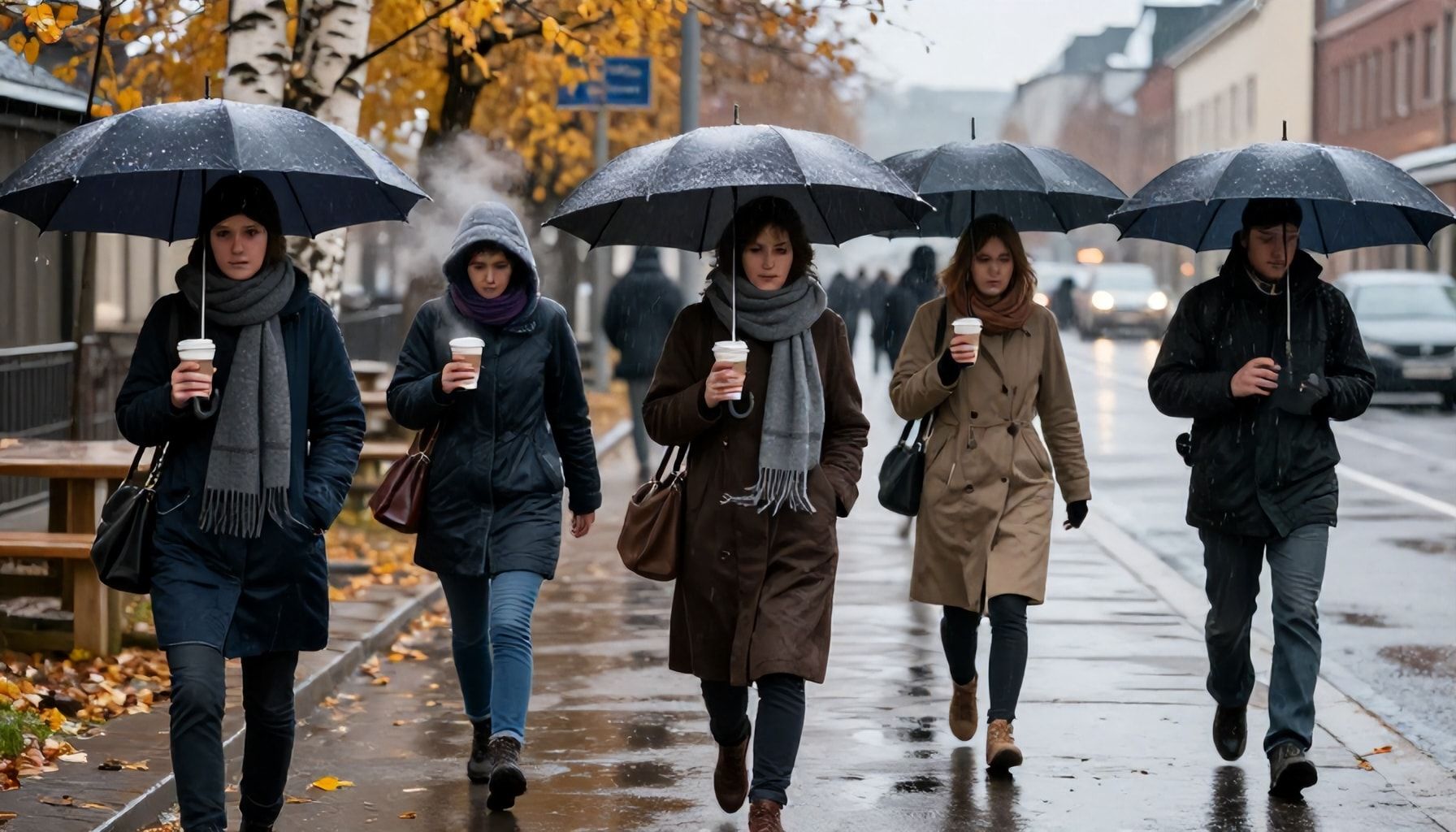 5 vinkkiä pukeutumiseen Leppävaaran sään mukaan – aamupakkasesta iltapäivän sateisiin