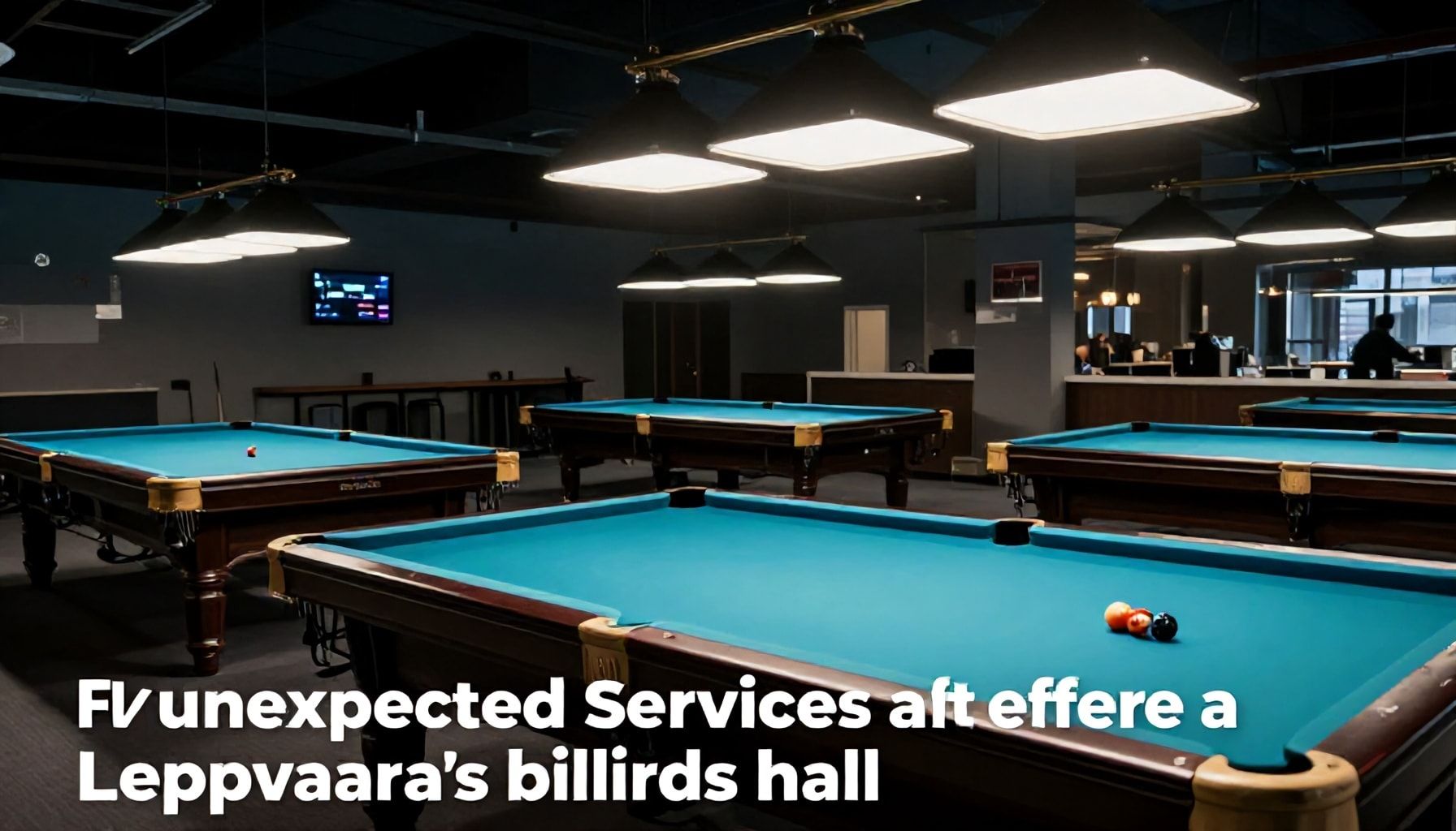 5 yllättävää palvelua, joita Leppävaaran biljardisalista löytyy (ei pelkästään biljardia)