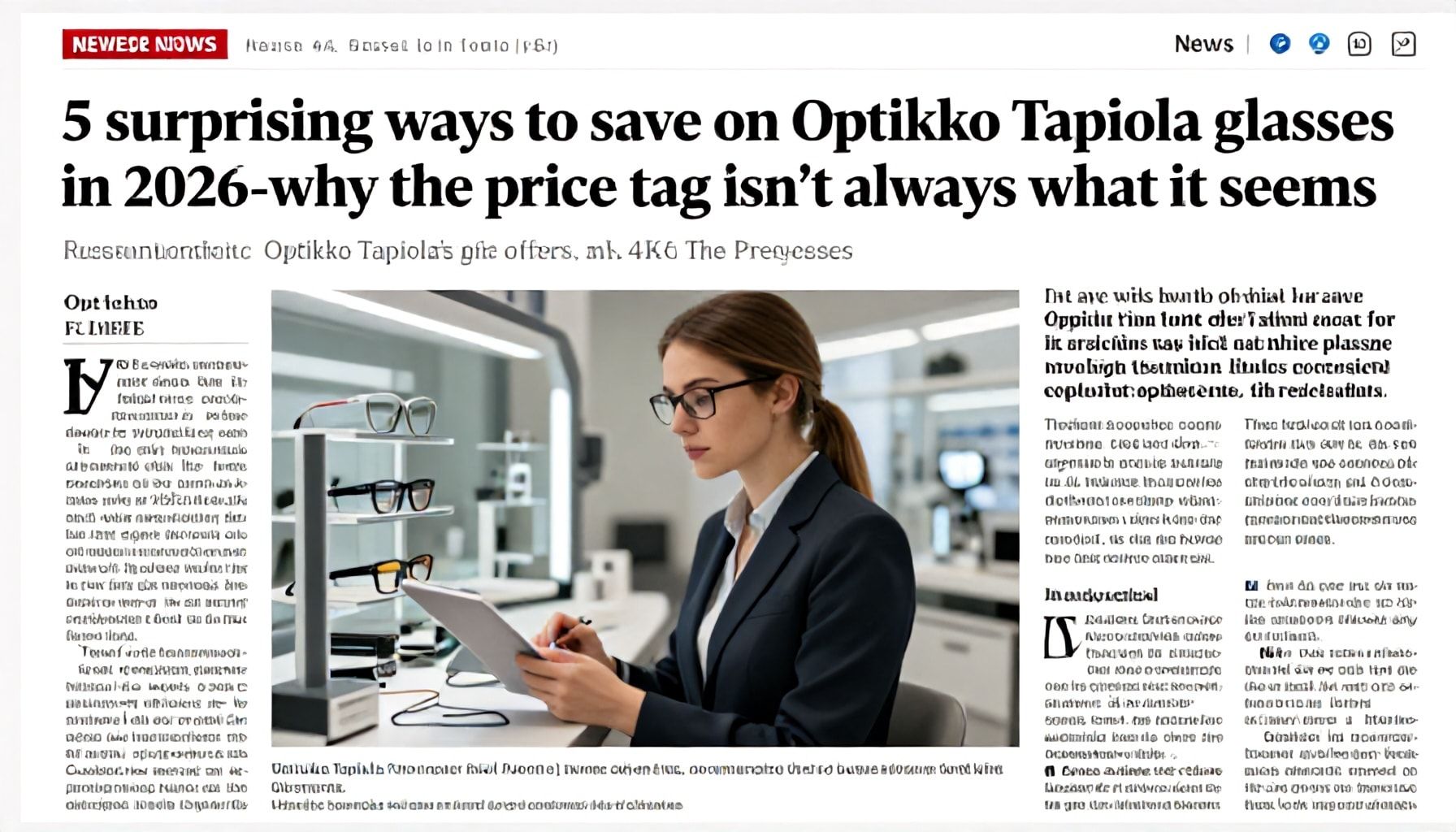 5 yllättävää tapaa säästää Optikko Tapion laseissa 2026 – hintalappua ei aina kannata uskoa sellaisenaan