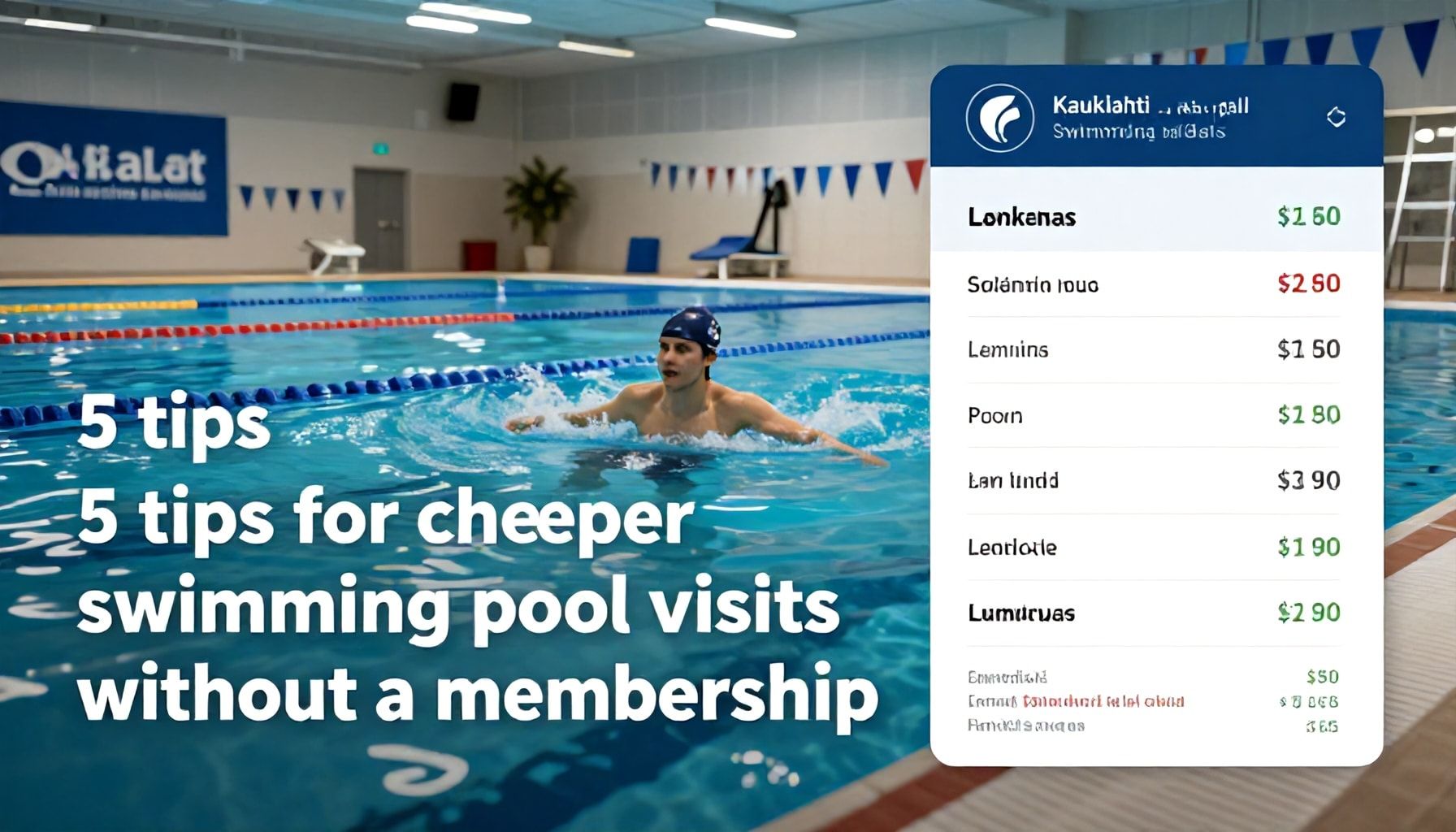 Älä maksa turhaan: 5 vinkkiä halvempaan uimahallikäyntiin ilman jäsenyyttä*