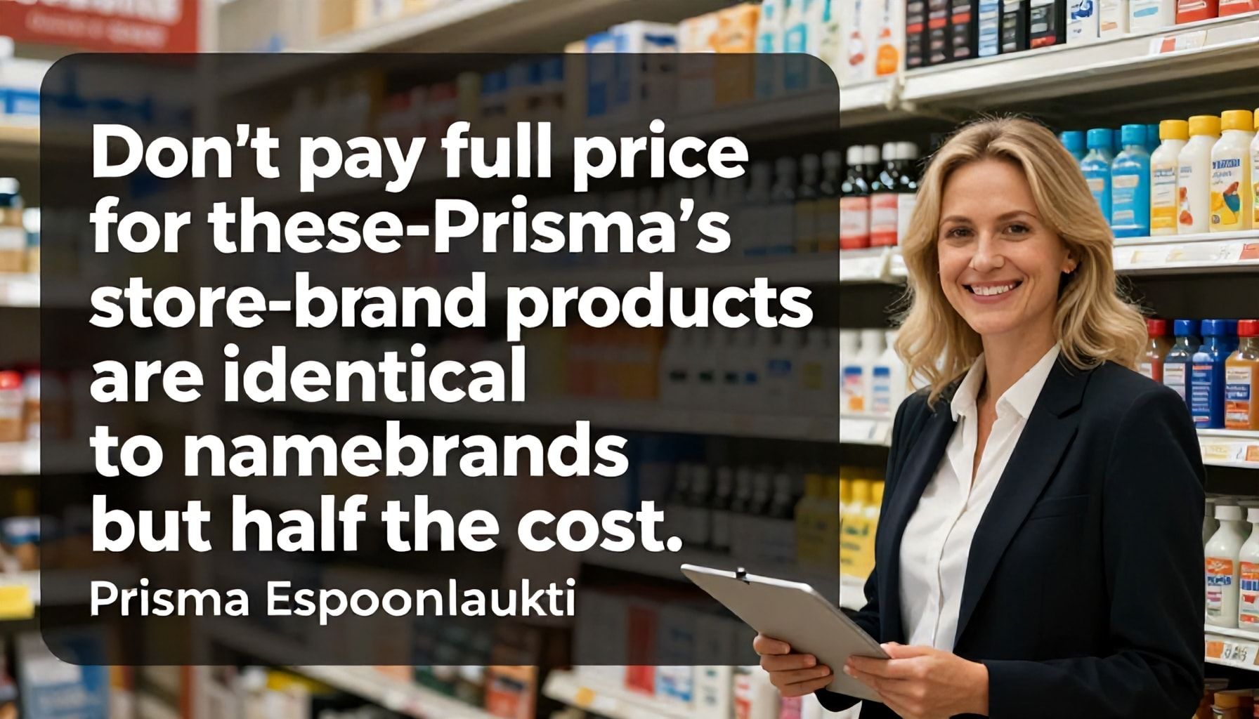 Älä osta näitä tuotteita täysihintaan – nämä Prisman omat merkit ovat samaa kuin brändituotteet, mutta puoleen hintaan*