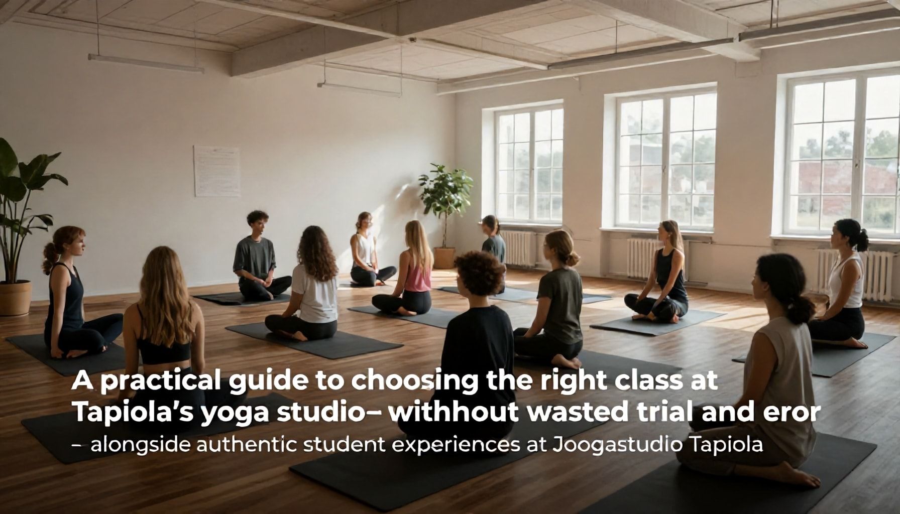 Alkajan opas: Näin valitset itsellesi sopivan tunnin Tapiolan tarjonnasta (ilman turhia kokeiluja)