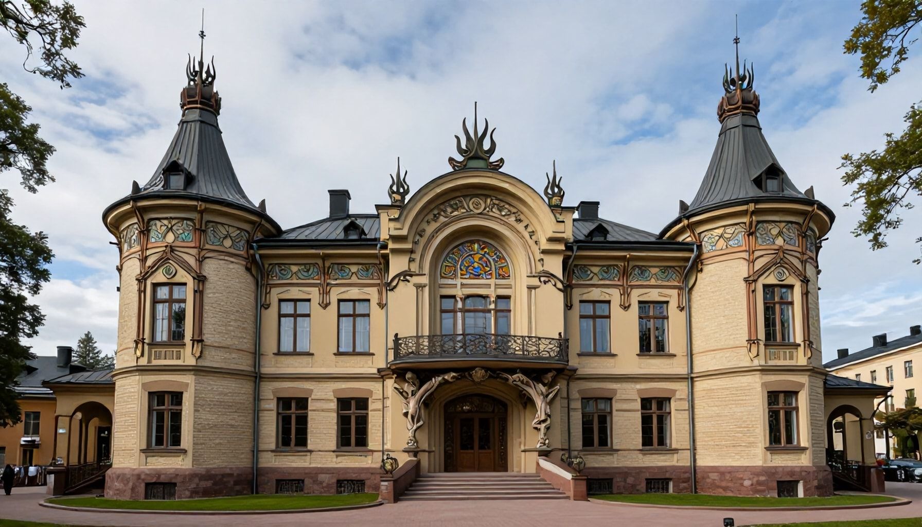 Åminnen kartanon arkkitehtoninen ihme: Miksi jugendtyyli valloitti tilan 1900-luvun alussa