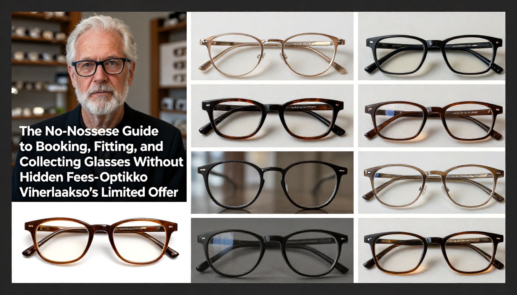 Askel askeleelta: Täydellinen opas varauksen tekemiseen, mittauksiin ja lasien noutamiseen ilman ylimääräisiä kuluja