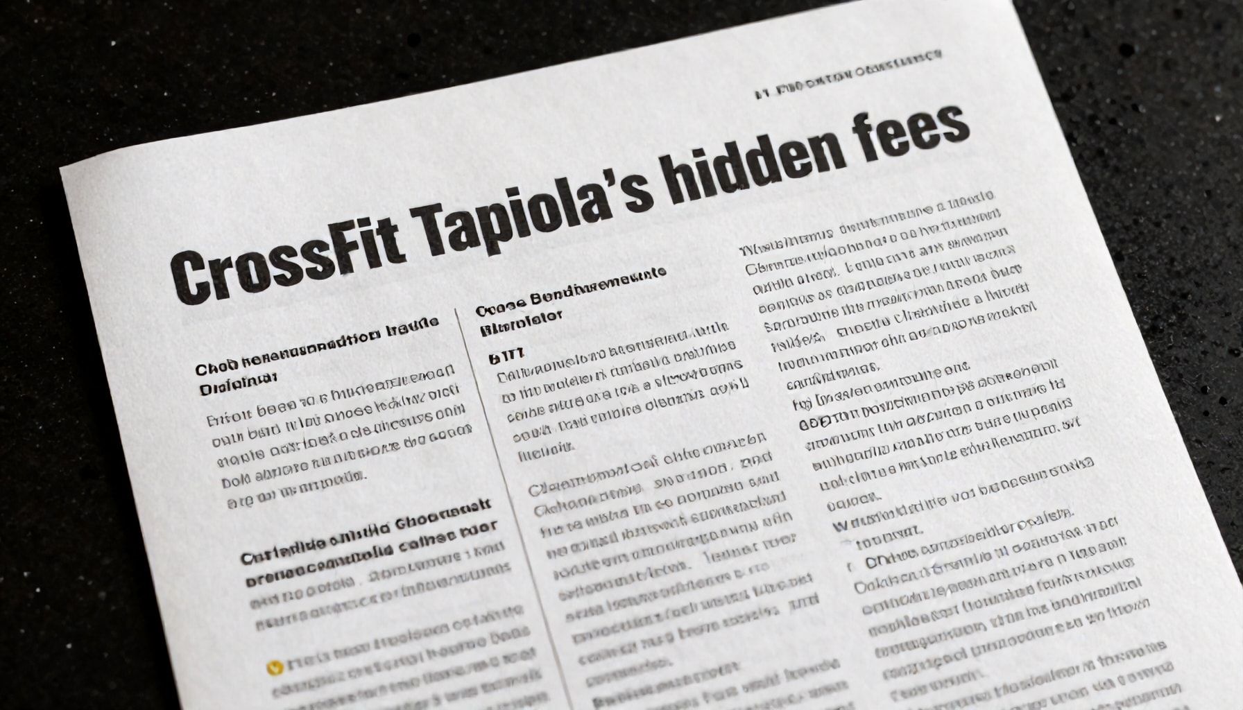 CrossFit Tapiolan hinnaston piilotetut kulut – näin vältät yllärilaskut*