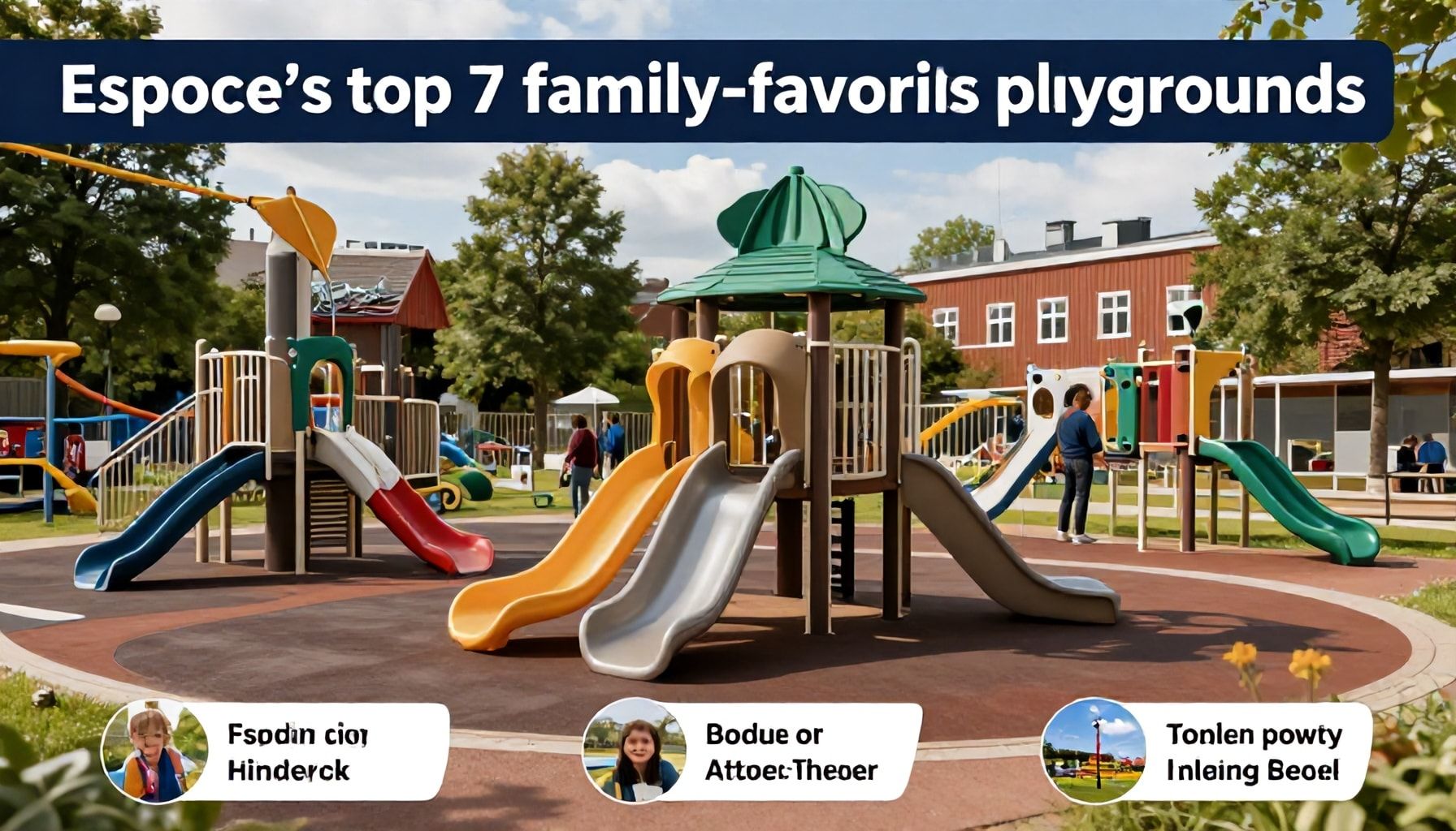 Espoon keskustan leikkipuistot kartalla – 7 perheen suosikkia ja niiden salaiset plussat