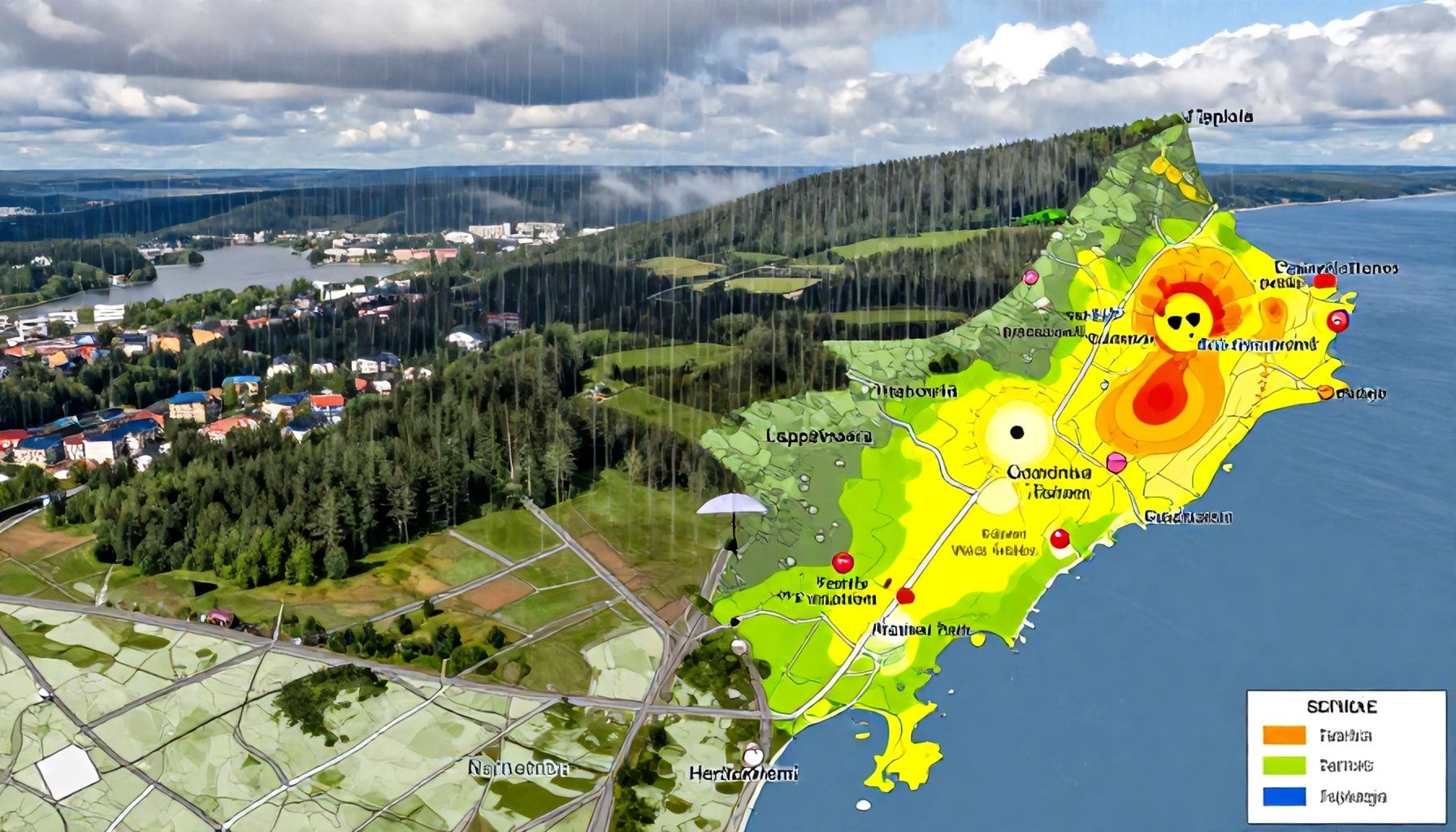 Espoon mikrosääilmiöt kartalla – miksi Länsi-Espoossa voi sataa, kun Itä-Espoossa paistaa aurinko