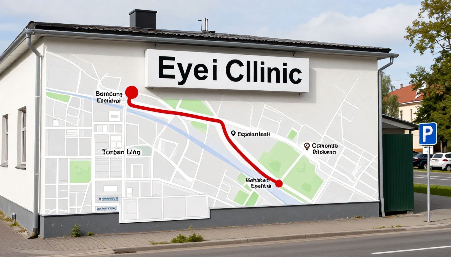 Espoonlahden silmälääkärin tarkka osoite ja helpoin reitti perille – kartta mukaan