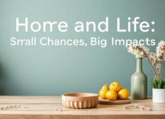 Kotiin ja elämään: Pieniä muutoksia, suuria vaikutuksia Home and Life: Small Changes, Big Impacts