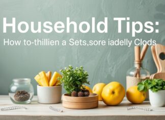 Kotitalouden vinkkejä: Kuinka elää kestävästi ja taloudellisesti Household Tips: How to Live Sustainably and Economically