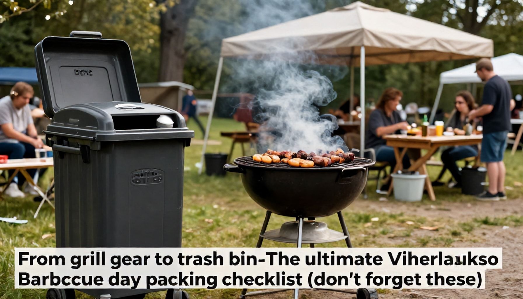 Grillausvälineistä roskikseen: Täydellinen pakkaamislista Viherlaakson grillipäivää varten (ei unohdeta näitä!)