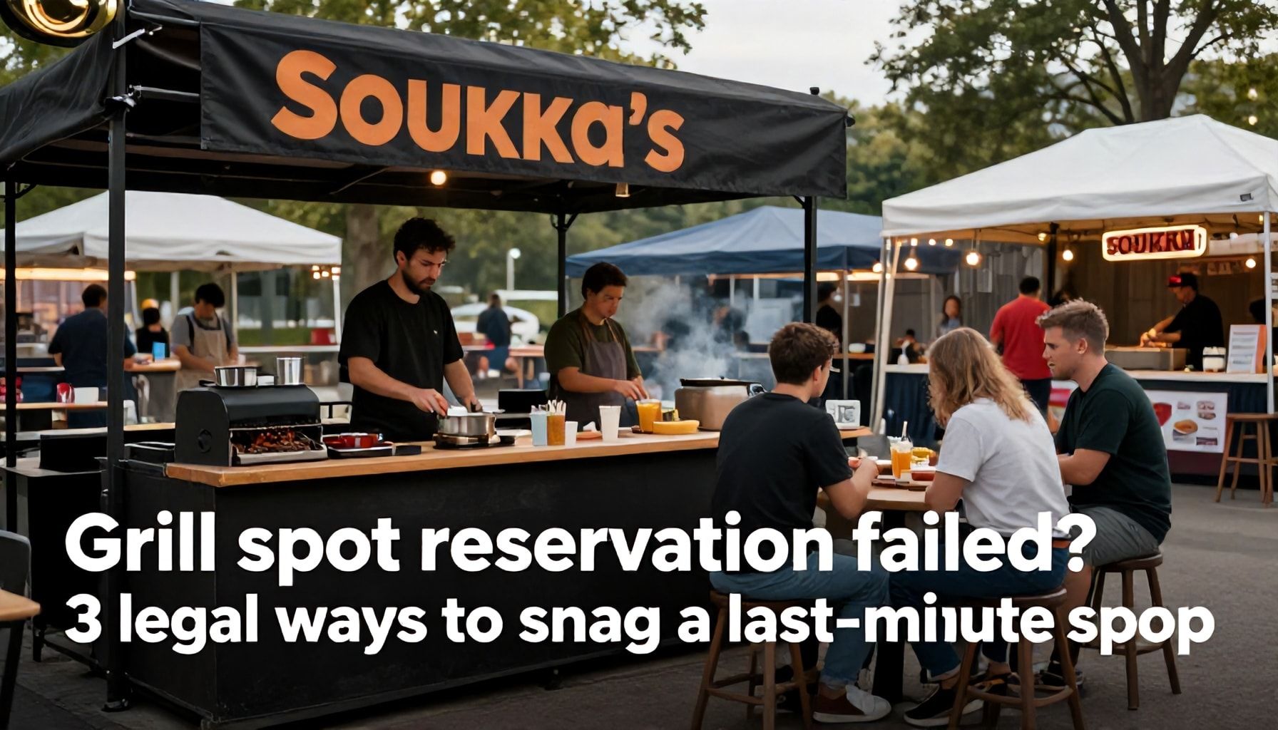 Grillipaikan varaus epäonnistui? 3 laillista keinoa saada paikka viime tipassa