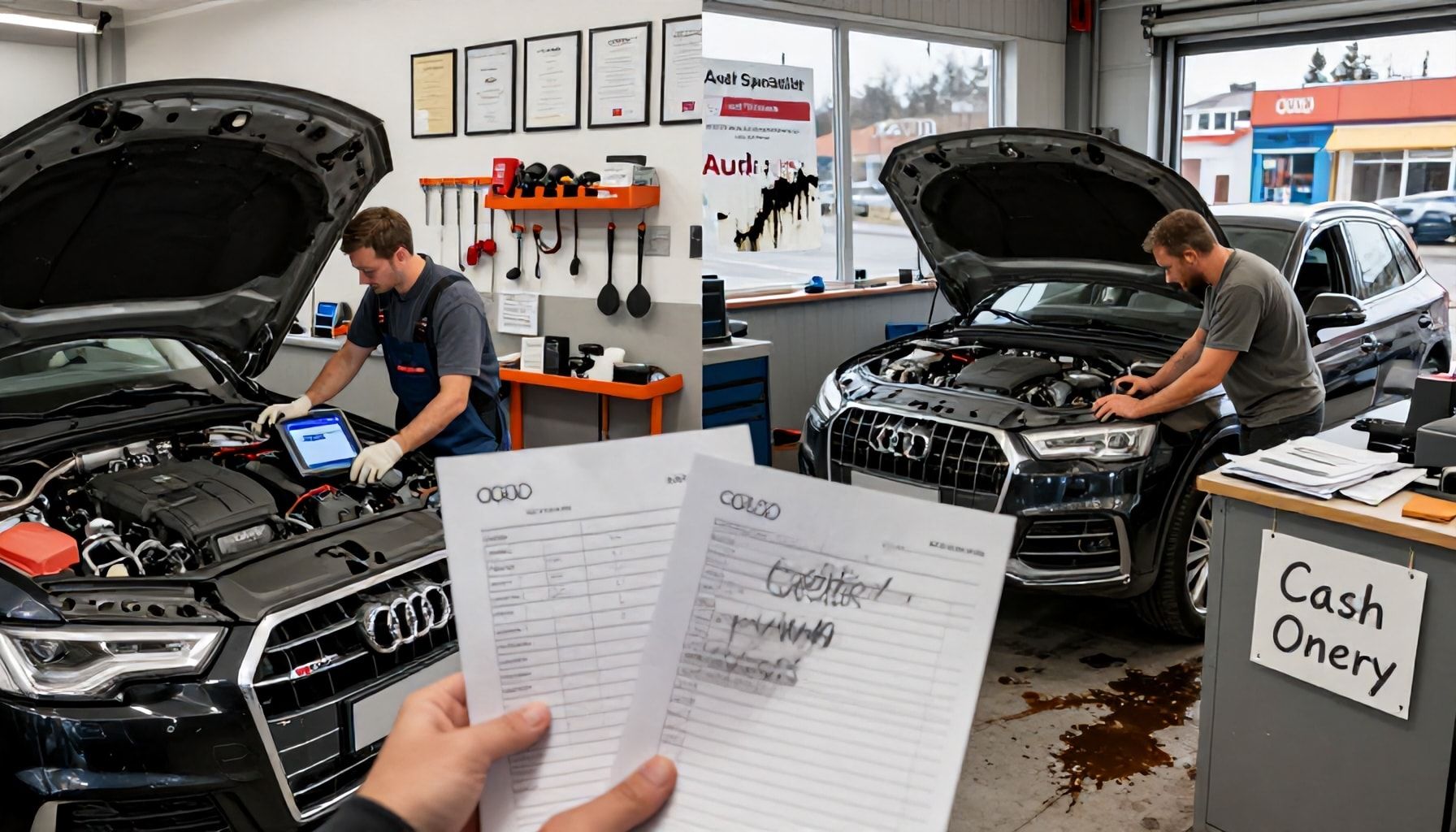Huijauksen tunnistusopas – näin erotat Espoon luotettavat Audi-huollot epäilyttävistä
