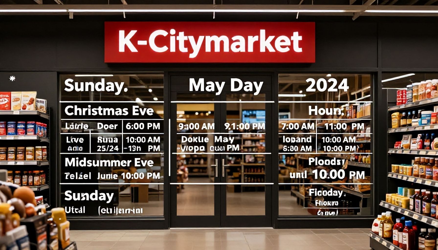 Joulu, vappu, juhannus: Näin K-Citymarket Leppävaara toimii juhlapyhinä (päivitetty 2024)