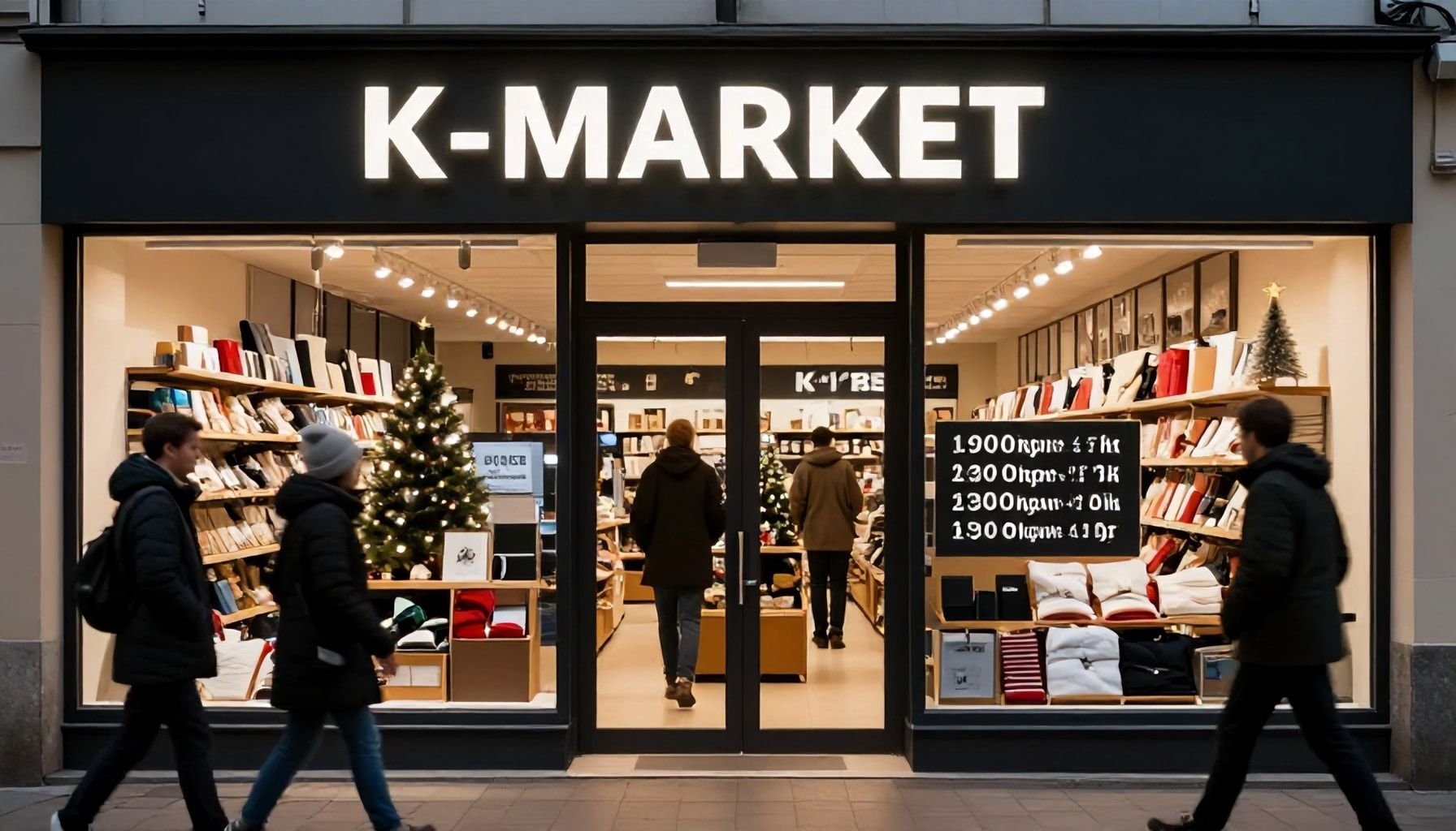 Juhlapäivien aukiolo-arpajaiset selville: näin K-Market Niittykumpu toimii jouluna, vappuna ja muina poikkeuspäivinä