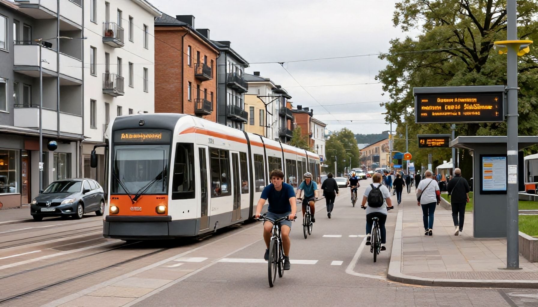 Julkisen liikenteen salaisuudet Ahertajantiellä – näin pääset Helsingin keskustaan 20 minuutissa ilman autoa*