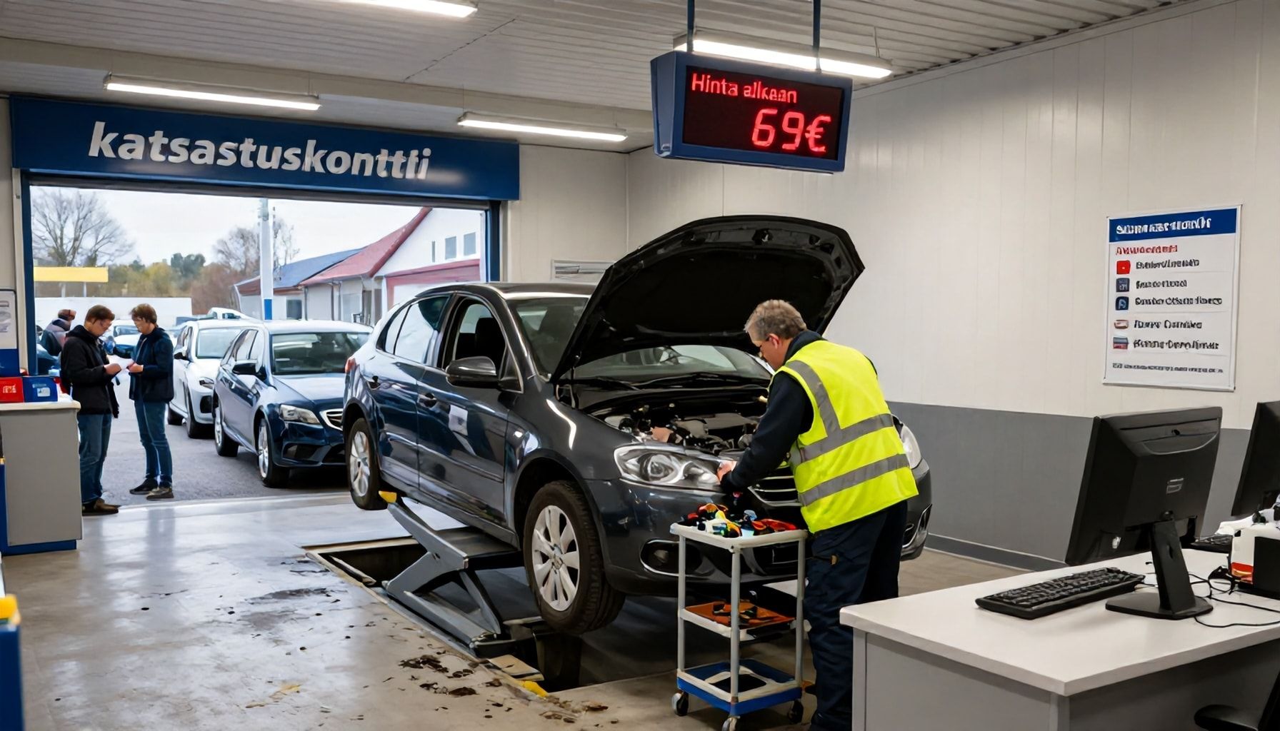 Katsastushinnat Espoossa vertailussa: missä maksat alle 70 euroa ja mitä se sisältää