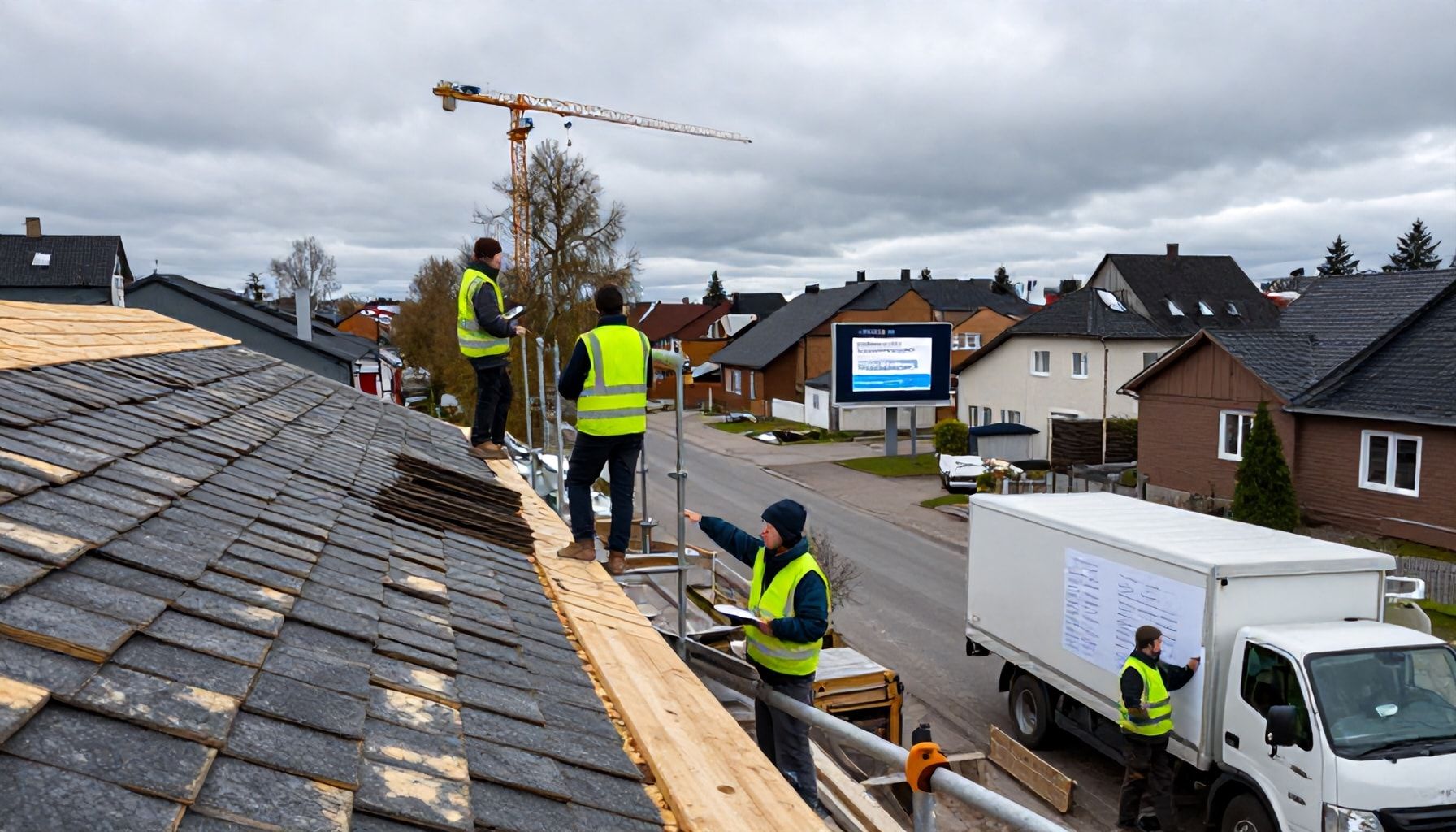 Kattoremontin aikataulu Espoossa: näin varmistat, että urakoitsija pitää lupauksensa ilman viivästysmaksuja