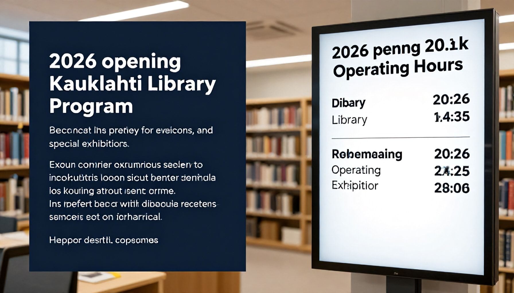 Kauklahden kirjaston avajaisviikon ohjelma vuodelle 2026 – näin pääset ensijonaisiin ja erikoistapahtumiin