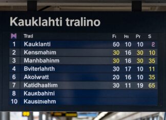 Kauklahden junien tarkat lähtö- ja saapumisajat 2024