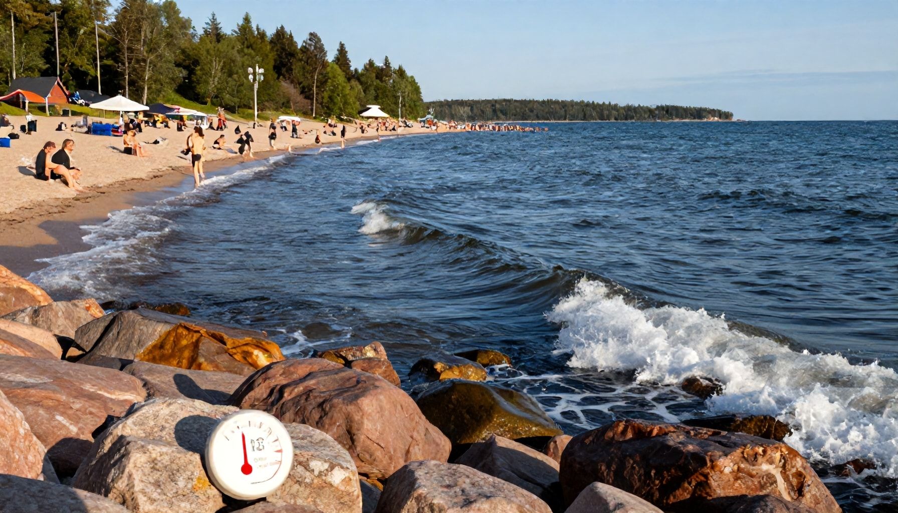 Kesäkuun 2024 lämpöennätykset: Nämä Espoon rannat lämmenivät ensimmäisinä yli 18 asteeseen*