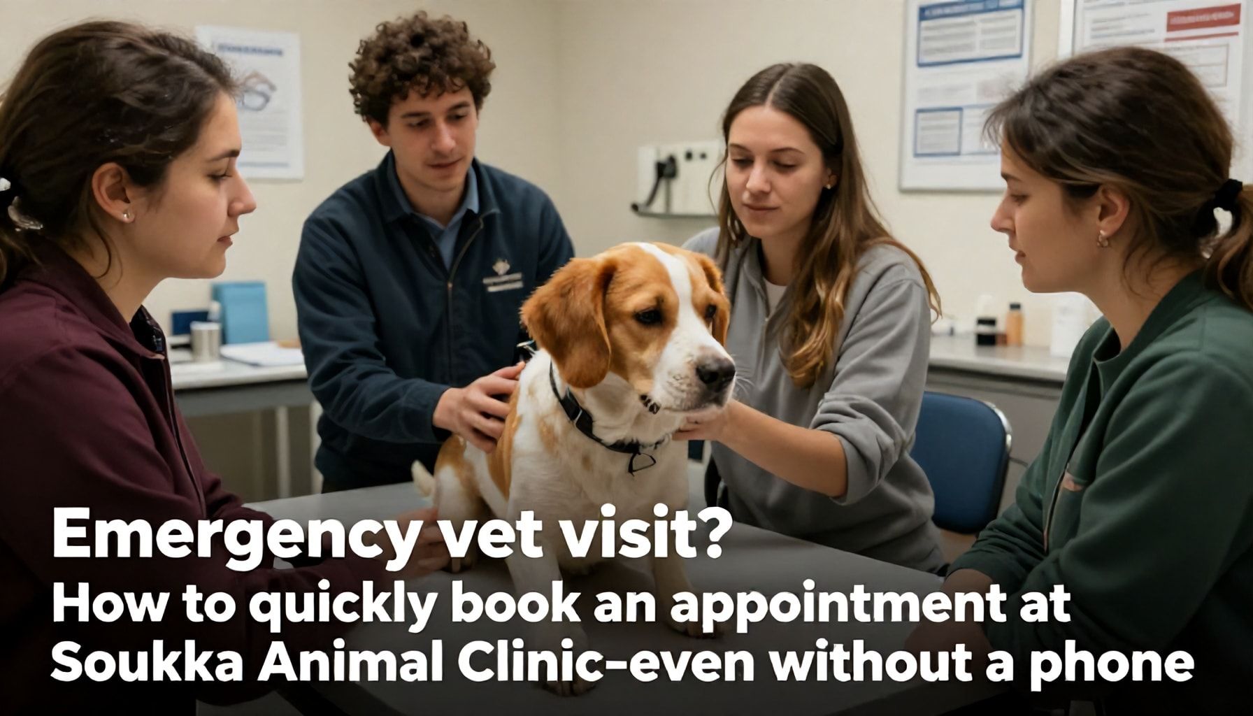 Kiireellinen tapaus? Näin saat pikaisesti ajan Soukan eläinlääkärille – myös ilman puhelinta