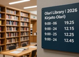 Olarin kirjasto avaa ovensa 2026 – tarkat aukiolot ja muutokset