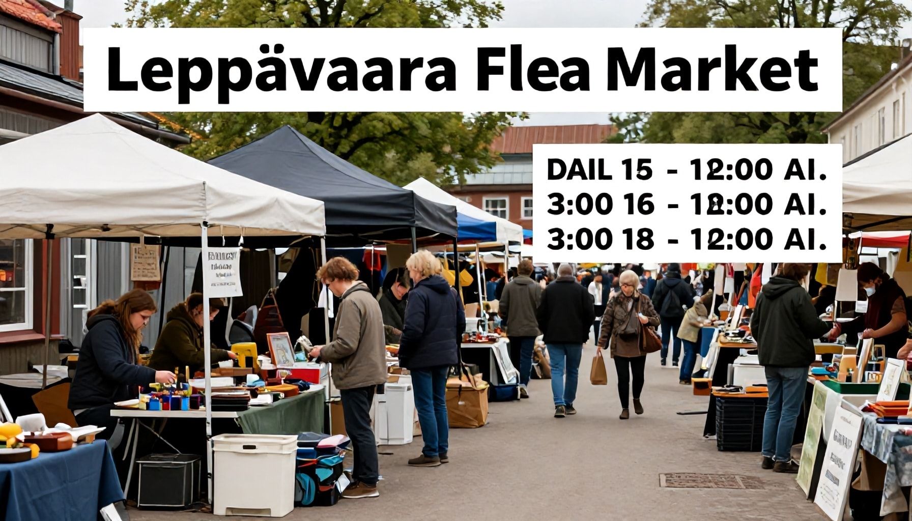 Kirpputorin aukioloajat joka päivälle: milloin kannattaa vierailla väkijoukkojen välttämiseksi