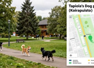 Koirapuistot Tapiolassa – kartta ja parhaat reitit lenkkeilyyn