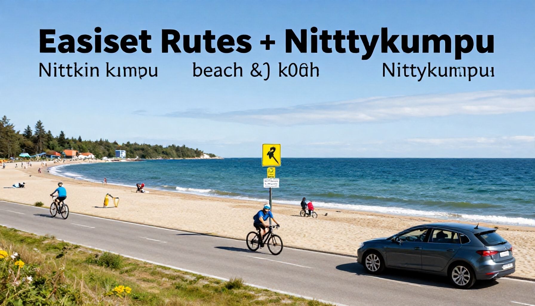 Kolme helpointa reittiä Niittykummun uimarannalle julkisilla, pyörällä ja autolla