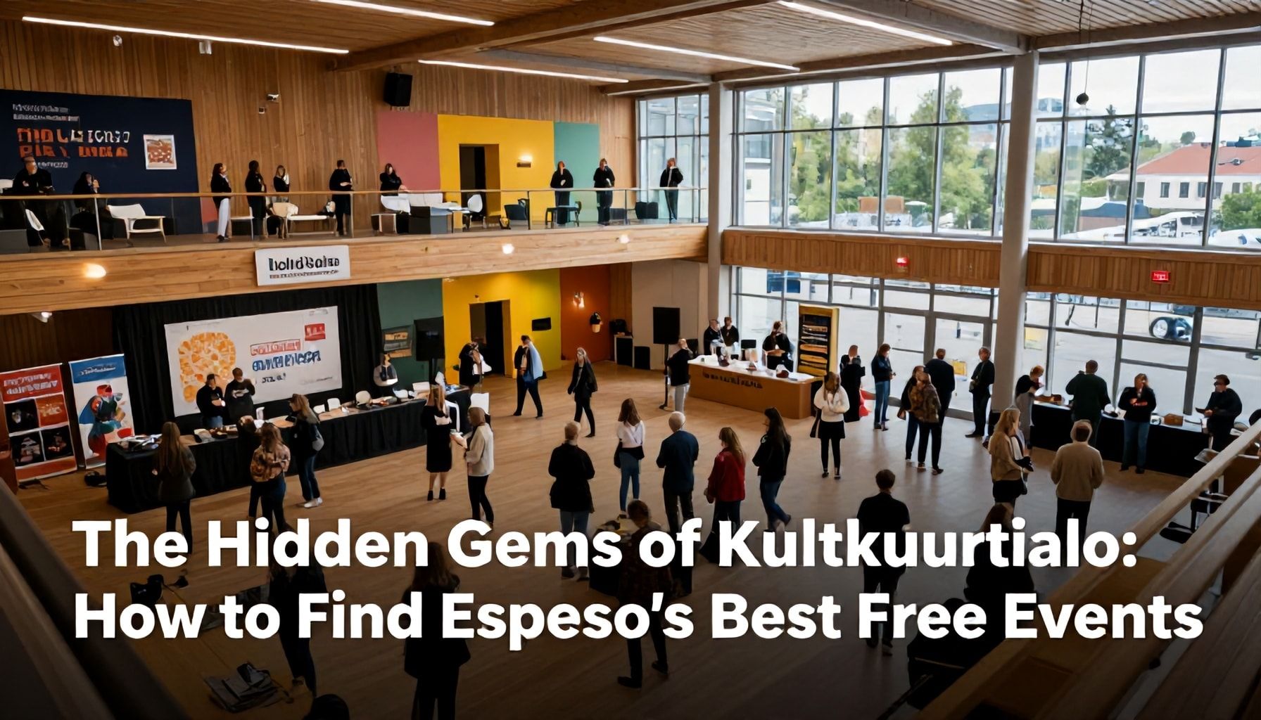 Kulttuuritalon salaisuudet: Näin löydät parhaat ilmaistapahtumat Espoosta