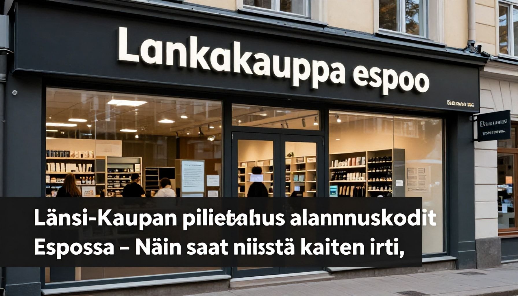 Länsi-Kaupan piilotetut alennuskoodit Espoossa – näin saat niistä kaiken irti