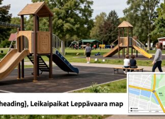 Parhaat leikkipuistot Leppävaarassa – kartta ja vinkit perheille