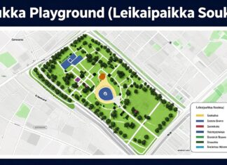 Leikkipaikka Soukan tarkin kartta ja parhaat reitit perheille