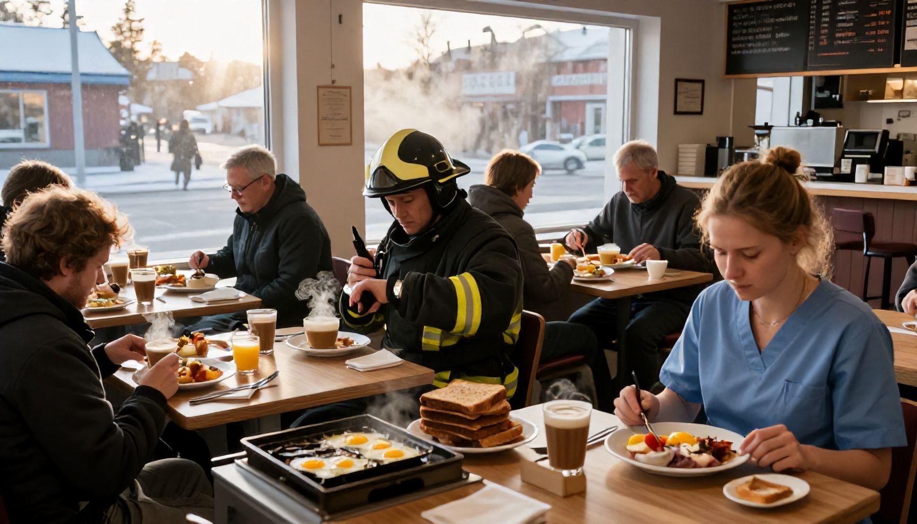 Leppävaaran ainoa paikka, jossa saat täysrehua kello kuudesta alkaen – työmatkalla kiirehtivän pelastus