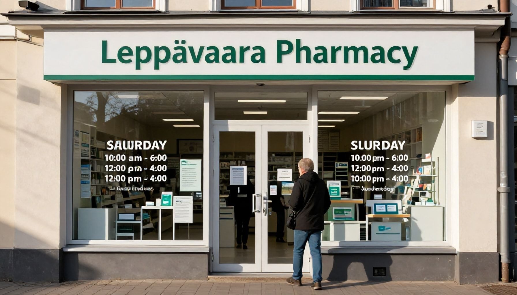 Leppävaaran apteekin tarkat aukioloajat lauantaisin ja sunnuntaisin – missä vaiheessa päivää lääkkeet ovat saatavilla