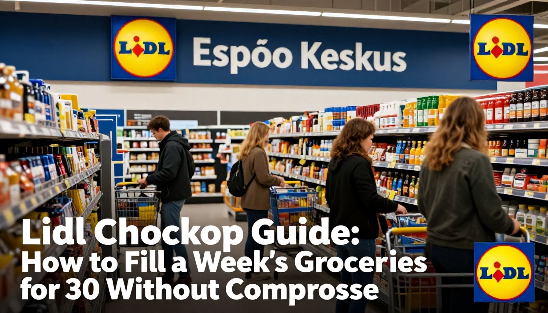 Lidl-kassan täyttöopas: Näin ostat viikon ruuat 30 eurolla ilman kompromisseja