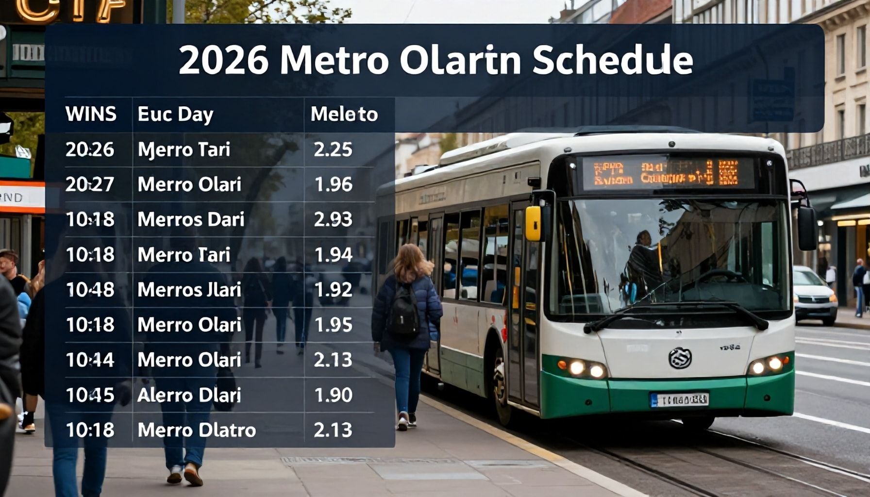 Metro Olarin uudet vuorovälit 2026 – mitä muuttuu ja miksi se helpottaa arkiasi