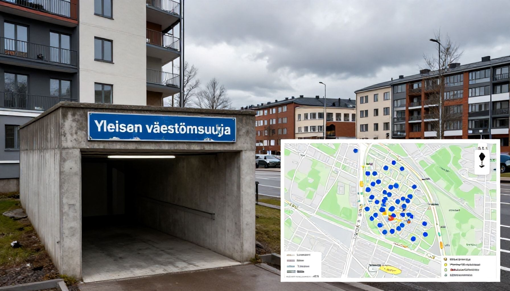 Miksi Espoossa on yli 400 yleistä väestönsuojaa – ja missä ne todella sijaitsevat kartalla