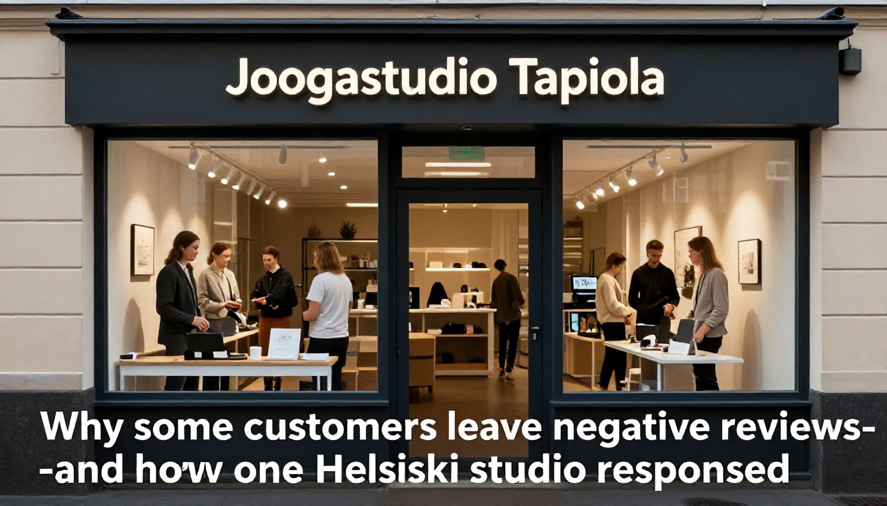 Miksi jotkut asiakkaat jättävät negatiivisen arvion – ja mitä studio on tehnyt asialle?