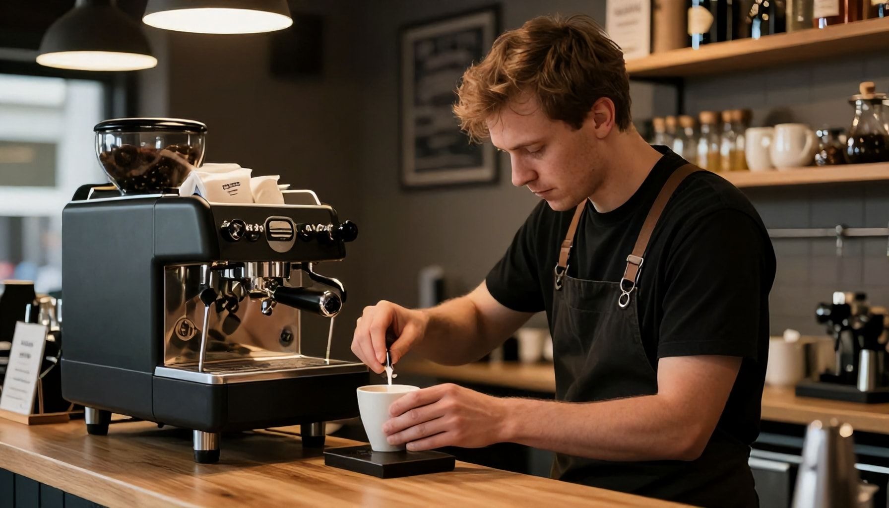 Miksi Kahvila Merikatu on yllättänyt jopa kovan luokan espressonystävät – baristan ammattitaito paljastuu