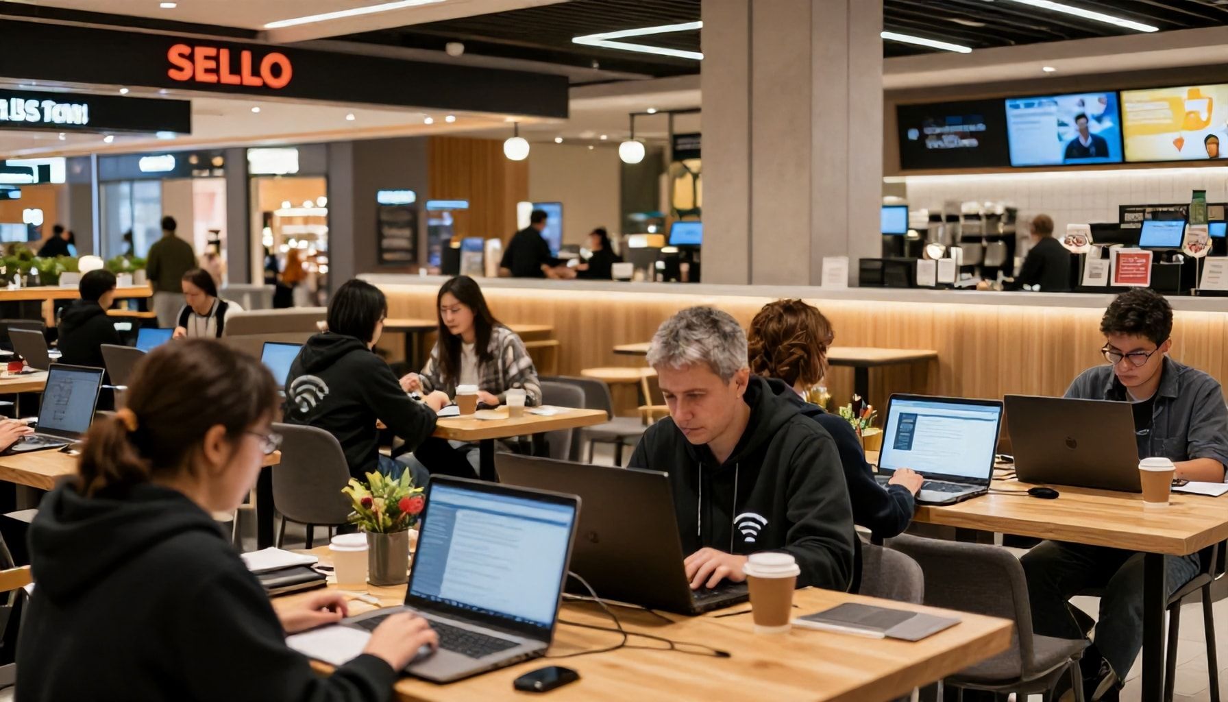 Miksi Sello-kauppakeskuksen kahvilat vetävät puoleensa etätyöntekijöitä – pöytävarausvinkit mukaan lukien