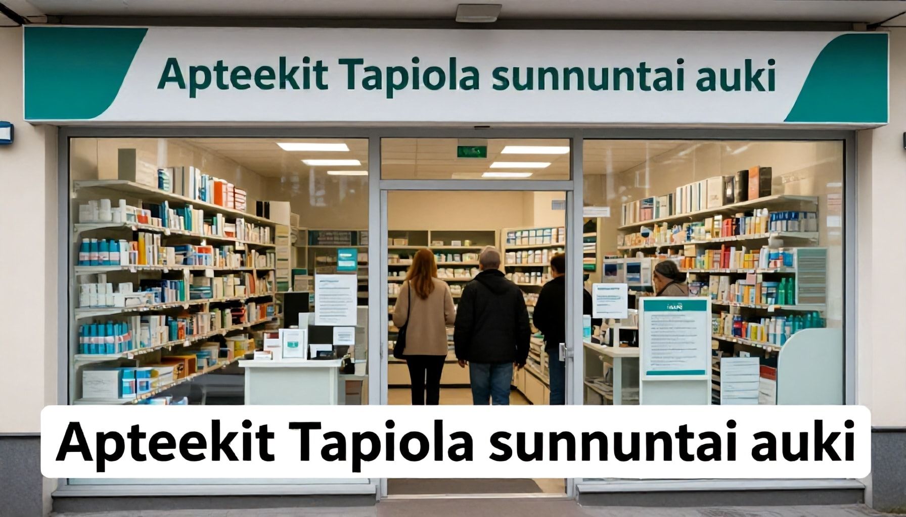 Miksi Tapiolan apteekeista vain osa palvelee sunnuntaisin – ja miten valita oikea