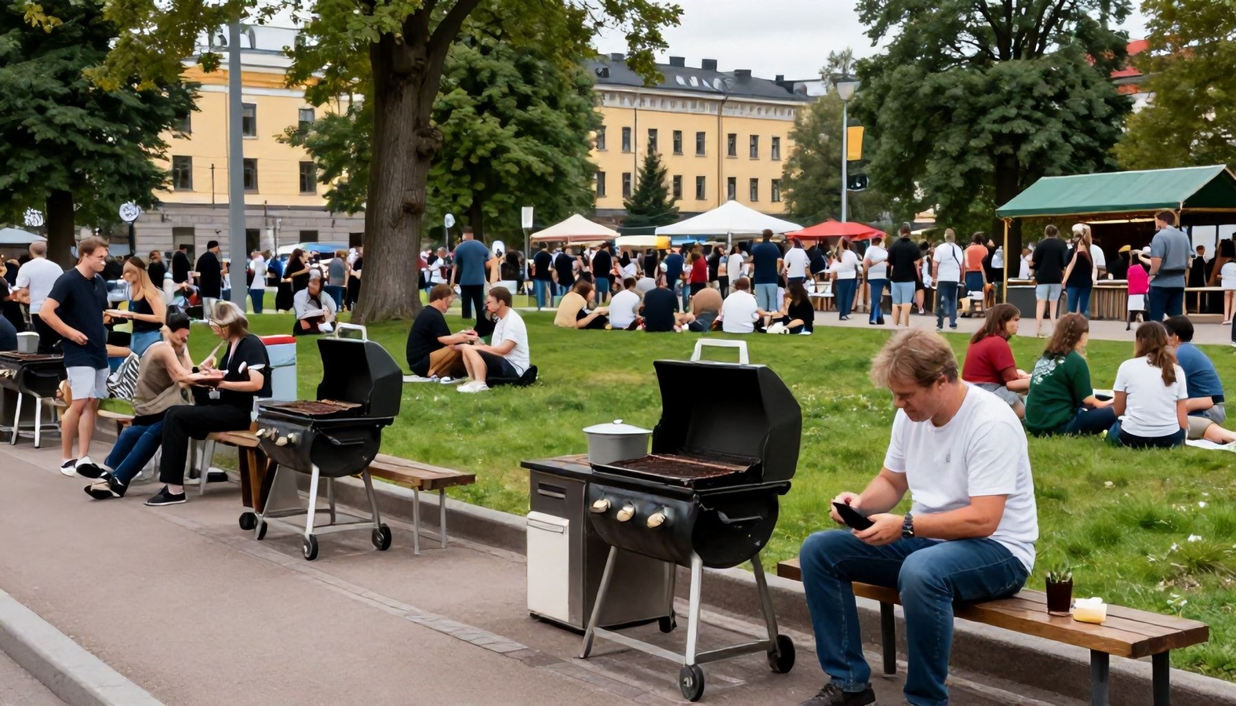 Miksi Tapiolan puiston grillit ovat aina täynnä – ja minne kannattaa mennä sen sijaan (paikat alle 10 minuutin kävelymatkan päässä)